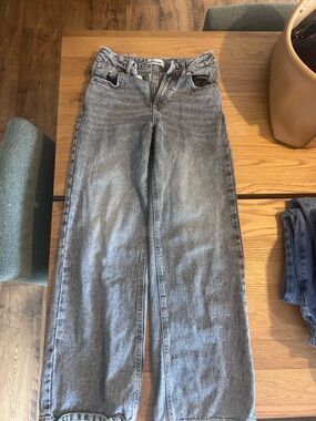 Urban Planet Grey Wash Wide-Leg Kids Jeans